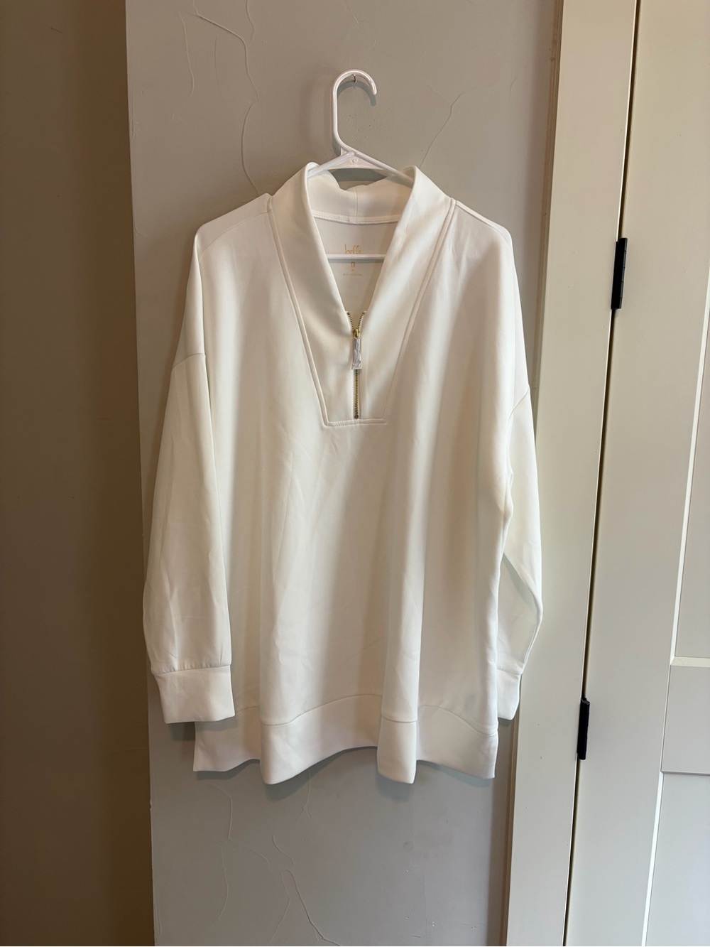 Belle by Kim gravel Half-Zip Sweater Pullover